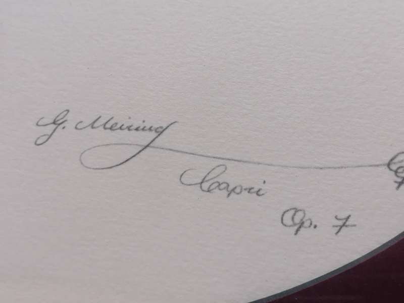 FAMOUS S.A. ARTIST ´GABRIEL MEIRING´ORIGINAL 1979 HIGH VALUE PENCIL ART -LOT 4 - SEE BELOW FOR INFO.