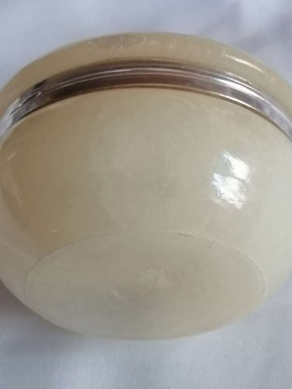 GENUINE ALABASTER HAND CARVED HOLDER, MADE IN ITALY - HIGHLY COLLECTABLE - SEE BELOW.
