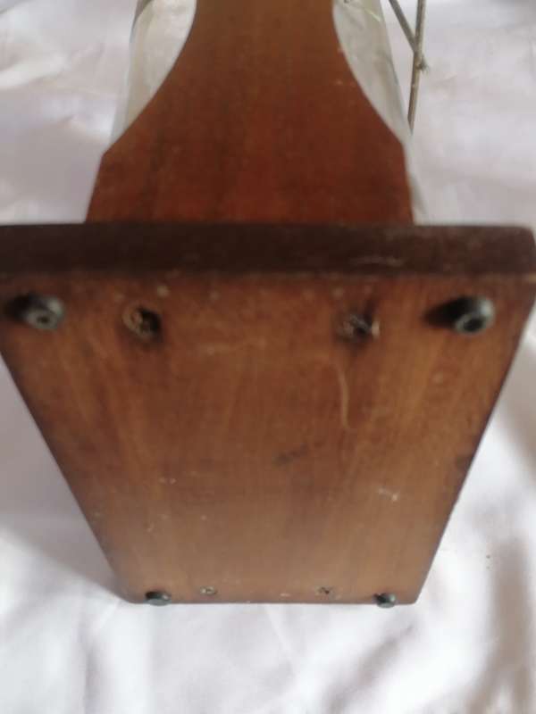 1960 JOHNNIE WALKER RED LABEL 4.5 LITER OLD SCOTCH WHISKY BOTTLE IN STAND - SEE BELOW.