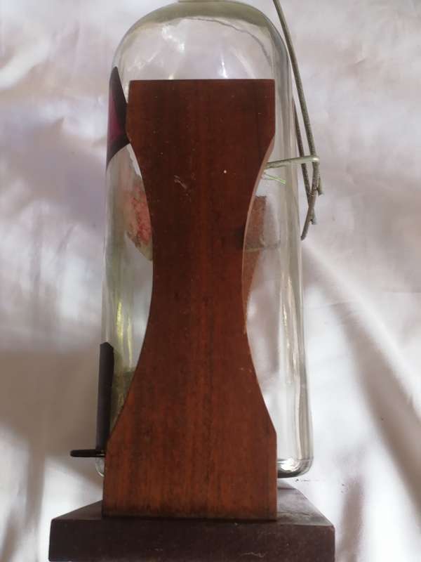 1960 JOHNNIE WALKER RED LABEL 4.5 LITER OLD SCOTCH WHISKY BOTTLE IN STAND - SEE BELOW.