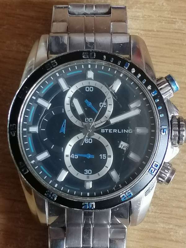 Sterling men's analogue watch