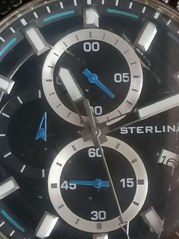 Sterling men's analogue watch