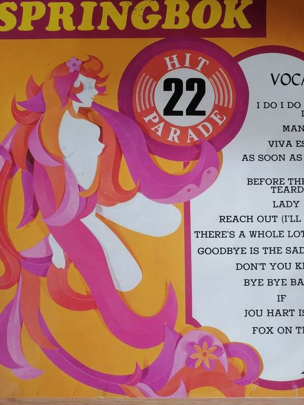 SPRINGBOK HIT PARADE 22 - VINYL IN VERY GOOD CONDITION - SEE BELOW FOR INFO.