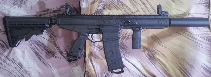 TIPPMANN STORMER ELITE 68 Cal. PAINTBALL MARKER BLACK - M/P R5700 - SEE BELOW FOR INFO.