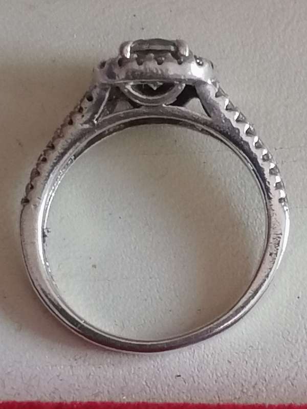 @  GORGEOUS 925. SILVER DRESS RING - SIZE N - PLEASE READ BELOW FOR INFO.