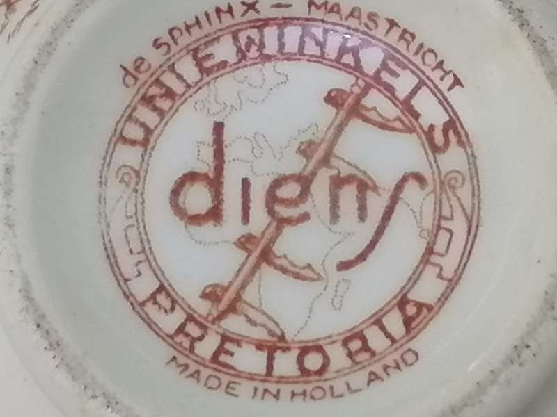SCARCE- ORIGINAL 1938 VOORTREKKER MONUMENT PORCELAIN BOWL BY UNIEWINKEL PRETORIA - PLEASE READ BELOW