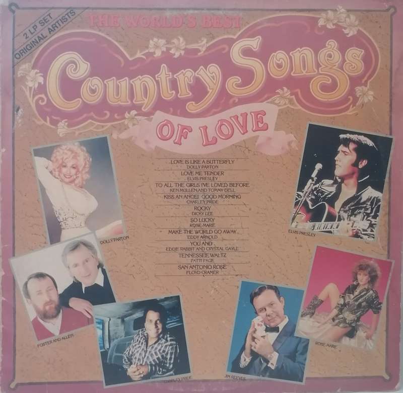 COUNTRY SONGS OF LOVE - DOUBLE ALBUM - VINYL´S IN VERY GOOD CONDITION - SEE BELOW FOR INFO.