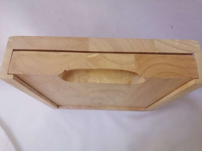 STUNNING STAINLESS STEEL CHEESE KNIFE SET IN HARDWOOD CASE - EXCELLENT CONDITION - PLEASE READ BELOW
