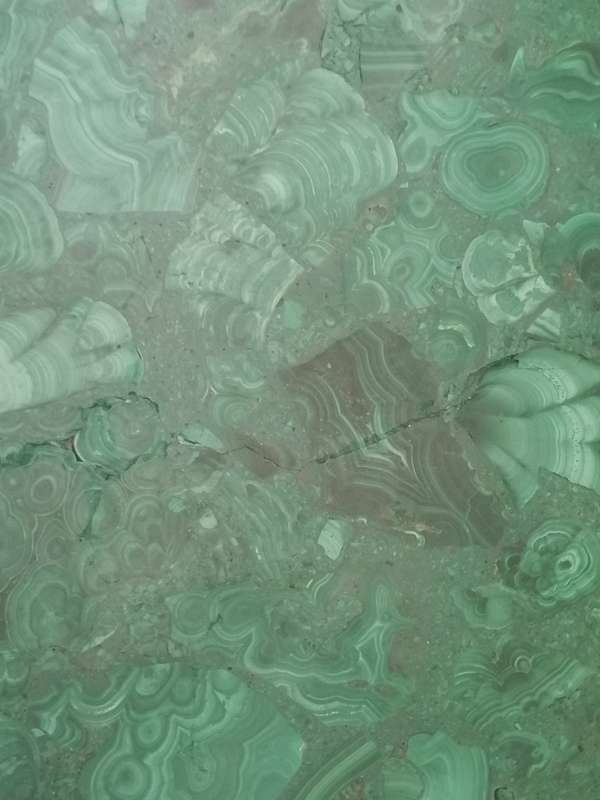 RARE AFRICAN CONGO MALACHITE ANTIQUE BOWL - GREAT ITEM - PLEASE READ BELOW.