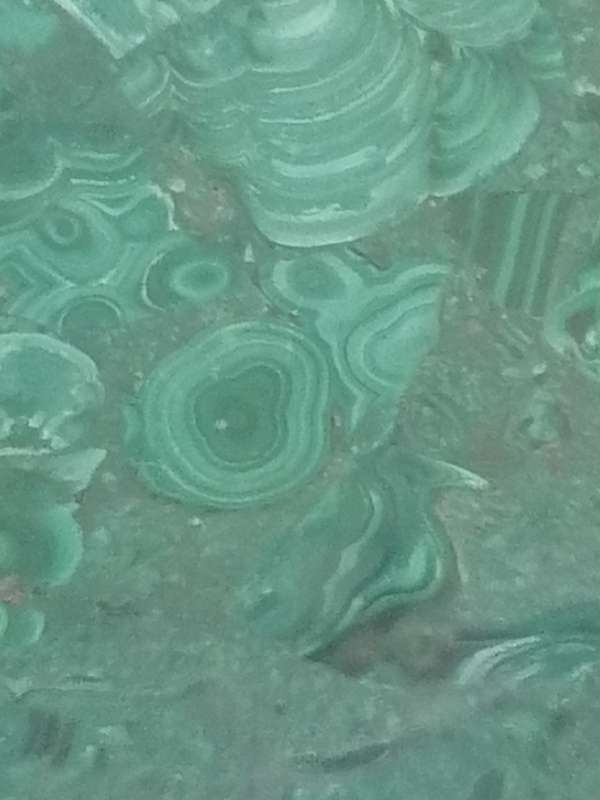 RARE AFRICAN CONGO MALACHITE ANTIQUE BOWL - GREAT ITEM - PLEASE READ BELOW.