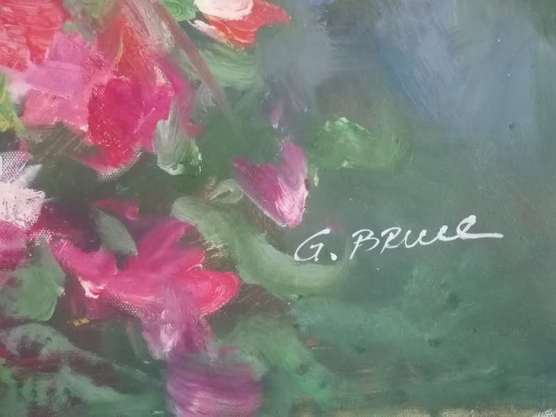 STUNNING - LARGE OIL ON CANVAS PAINTING - NOT FRAMED (SIZE 98cm x 69cm) - PLEASE READ BELOW.
