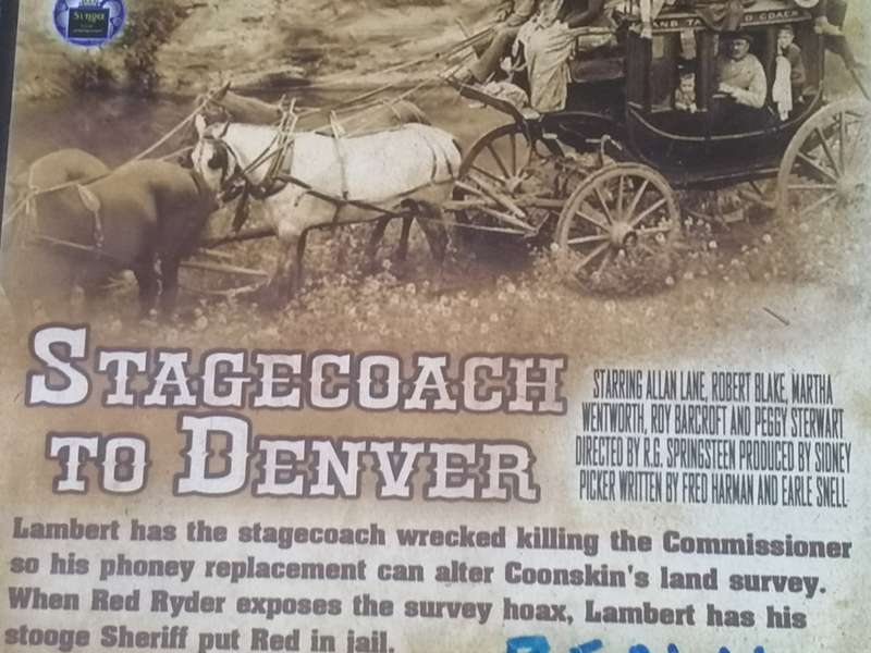 DVD Movie - Western, Stagecoach to Denver.