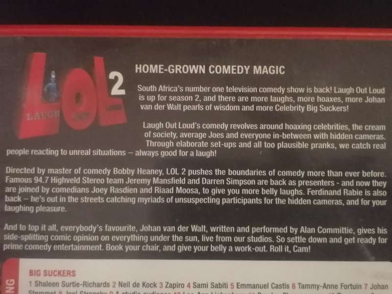 DVD, Comedy Lol 2.