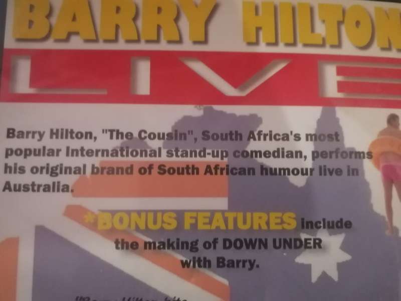 DVD, Barry Hilton, Live Down under.