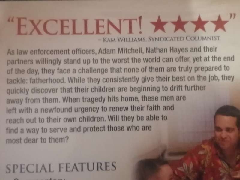 DVD movie, Religion (Courageous).
