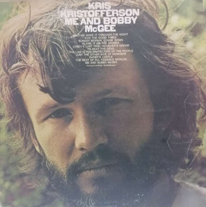 KRIS KIRSTOFFERSON (ME AND BOBBY McGEE) - VINYL IN VERY GOOD CONDITION - SEE BELOW FOR INFO.