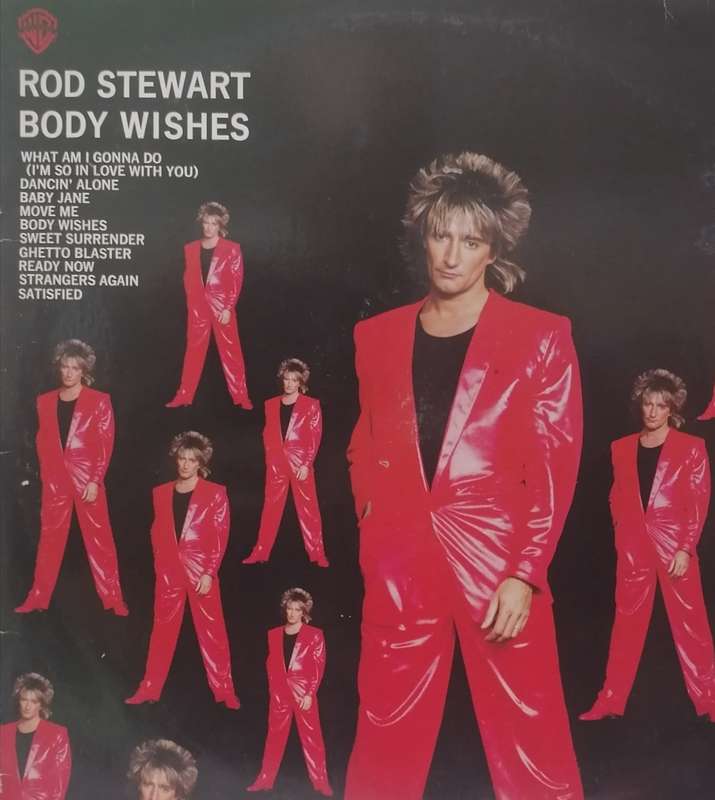 ROD STEWART (BODY WISHES) - VINYL IN VERY GOOD CONDITION - SEE BELOW FOR INFO.