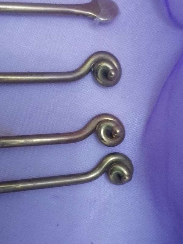 VINTAGE - STUNNING HAND MADE SA 1 CENT  BRASS  DESIGN SPOONS - VERY GOOD COND. - PLEASE READ BELOW.