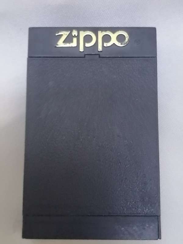 VINTAGE - ZIPPO LIGHTER IN ORIGINAL HOLDER - GOOD WORKING CONDITION - PLEASE READ BELOW.