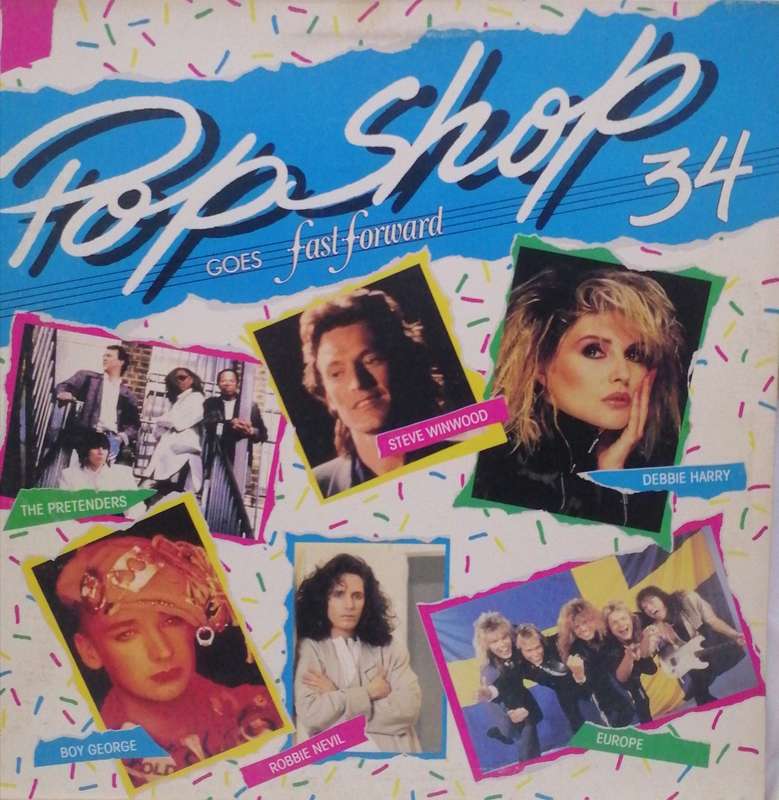 POP SHOP 34 - (GOES FAST FORWARD) - VINYL IN EXCELLENT COND. - SEE BELOW FOR INFO.