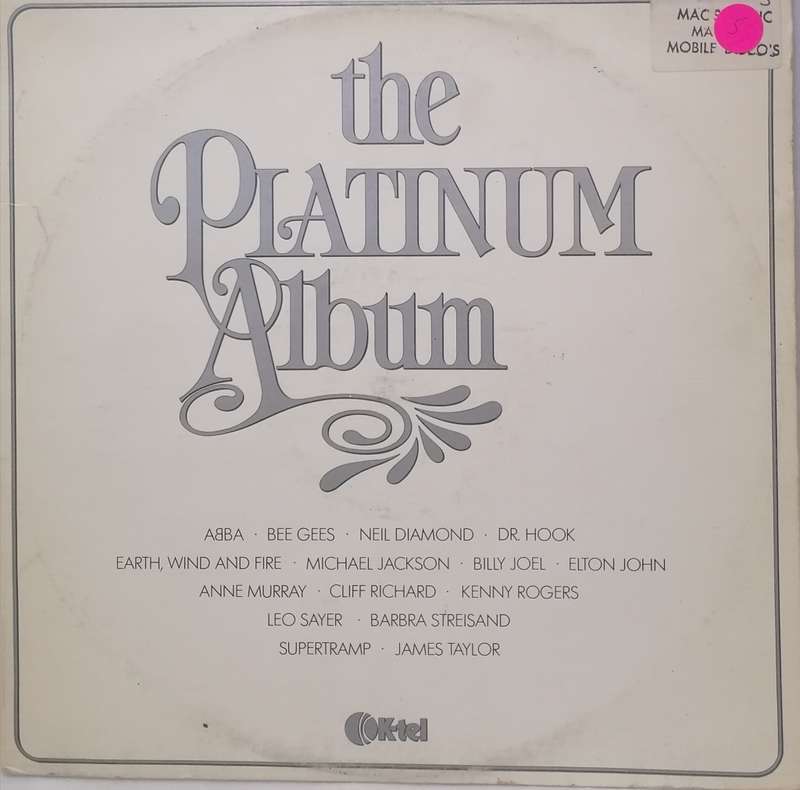 THE PLATINUM ALBUM - VINYL IN EXCELLENT CONDITION - SEE BELOW FOR INFO.