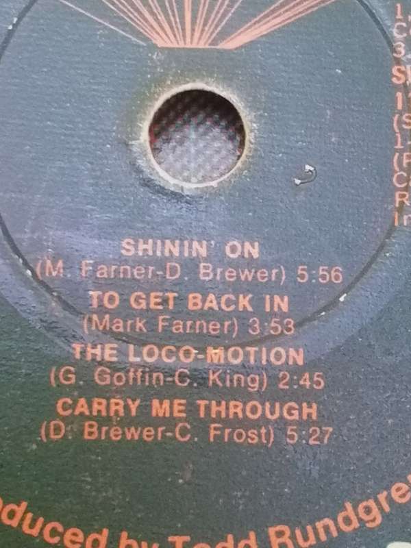 GRAND FUNK (SHININ ON) - VINYL IN VERY GOOD COND. - SEE BELOW FOR INFO.