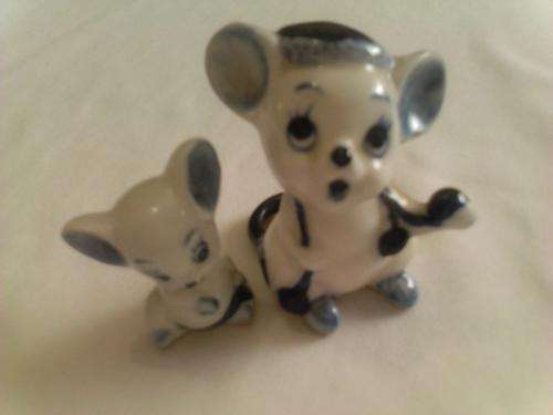Delft miniature animals, hand painted, 1930-1950s