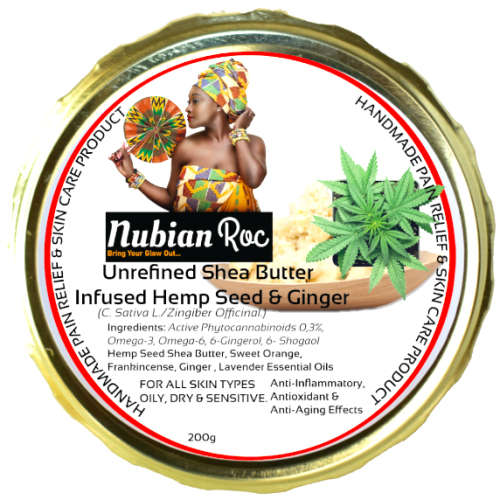 Infused Hemp & Ginger Shea Butter 200g