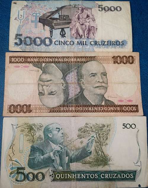 *Crazy R1 Start!!* Mixed Brasil Bank Note Lot