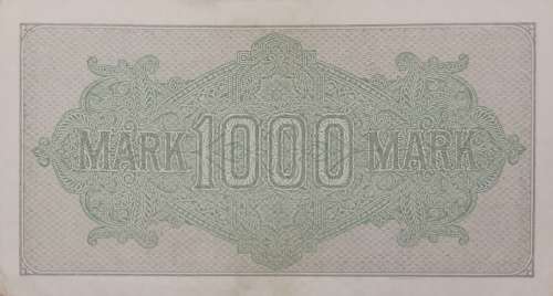*Crazy R1 Start!!* 1000 Mark Reichbanknote from Germany