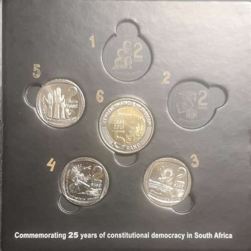 *Crazy R1 Start!!* SA25 Commemorative Circulation Coin Set 4 out of 6 coins