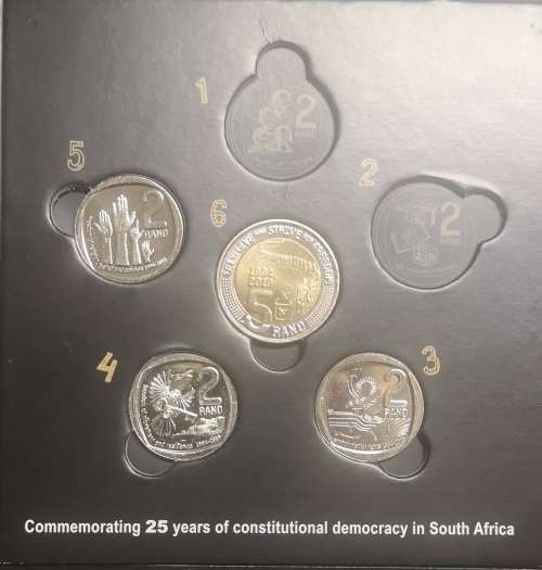 *Crazy R1 Start!!* SA25 Commemorative Circulation Coin Set 4 out of 6 coins