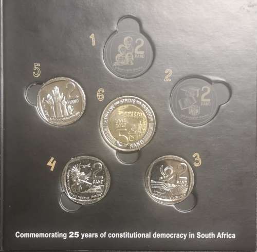 *Crazy R1 Start!!* SA25 Commemorative Circulation Coin Set 4 out of 6 coins