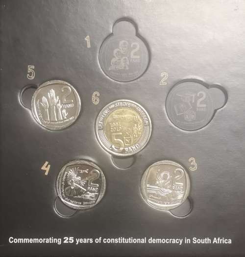 *Crazy R1 Start!!* SA25 Commemorative Circulation Coin Set 4 out of 6 coins