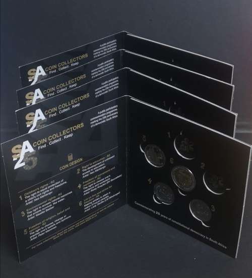 *Crazy R1 Start!!* SA25 Commemorative Circulation Coin Set 4 out of 6 coins