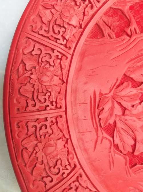 Cinnabar Charger Plate
