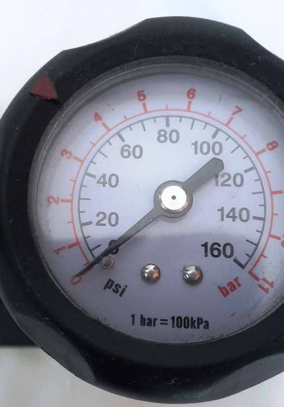 Ryder Floor Pump - With Pressure Guage