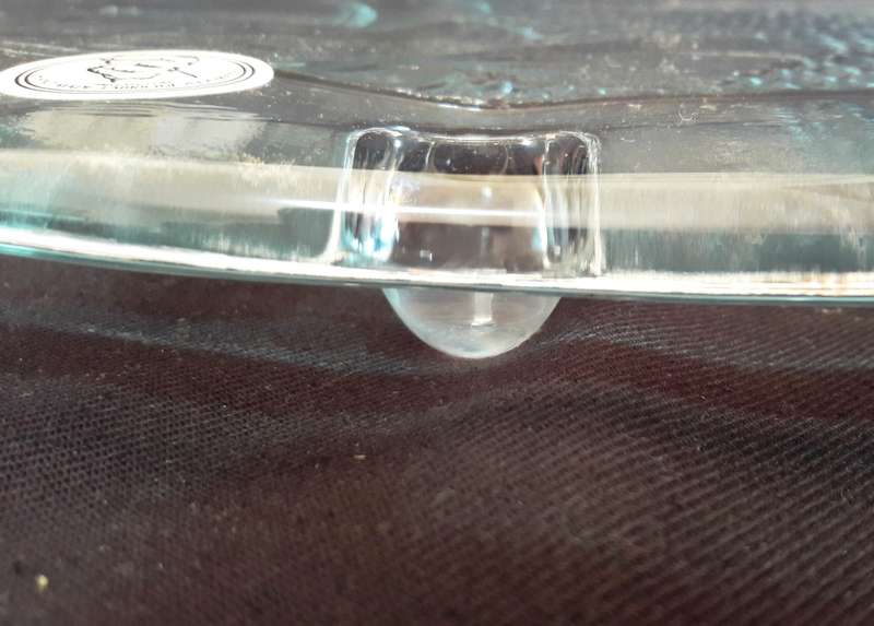 Large Italian Glass Serving Platter