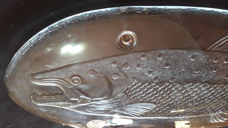 Large Italian Glass Serving Platter