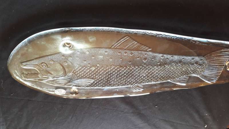 Large Italian Glass Serving Platter