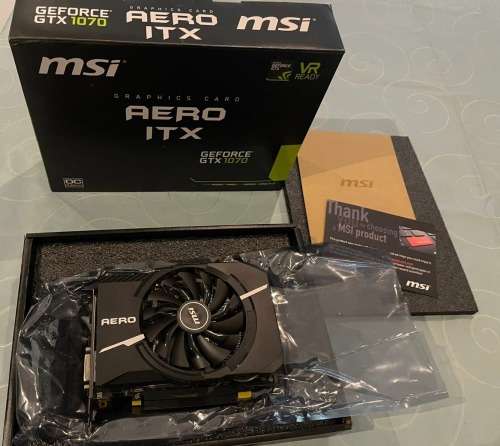 MSI NVIDIA GeForce GTX 1070 AERO ITX 8GB OC