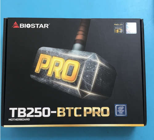 Biostar TB250 BTC Pro bitcoin motherboard and Intel G3930 CPU