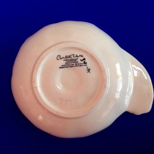 RARE CARLTONWARE PINK BUTTERCUP DISH CARLTON WARE BUTTER CUP