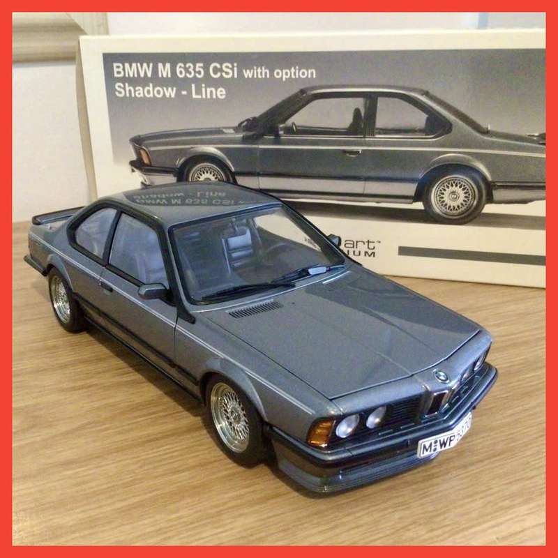Very Rare AUTOART BMW M635CSi 1/18 Scale Diecast Model Car Boxed!