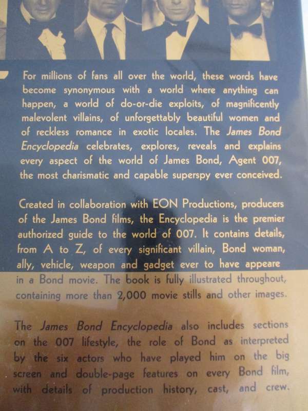 James Bond Encyclopedia 335 pages Large Hardcover Book!