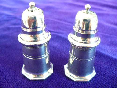 ##### RARE CHRISTOFLE FRANCE SALT AND PEPPER SHAKERS! #####