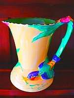 RARE BURLEIGH WARE KINGFISHER JUG BURLEIGHWARE!