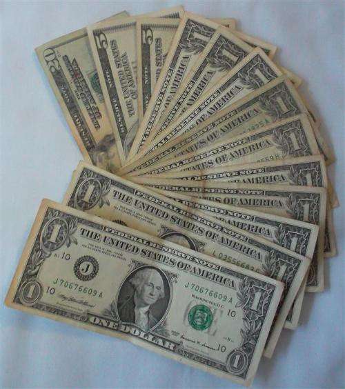 Set of American Dollars.