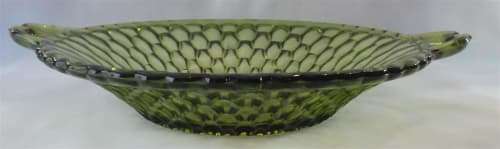 Green Glass Sweetie Bowl