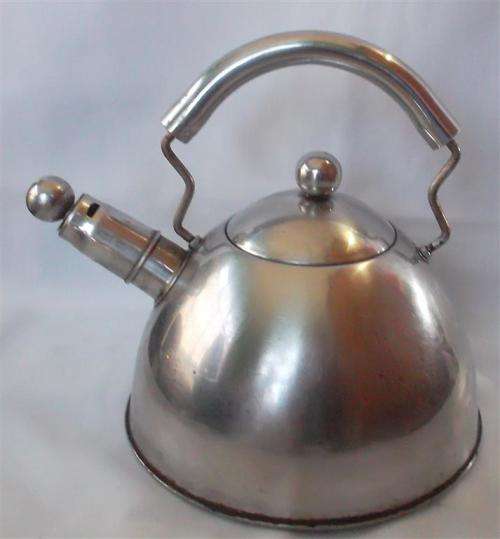 Vintage Whistling Stainless Steel Kettle